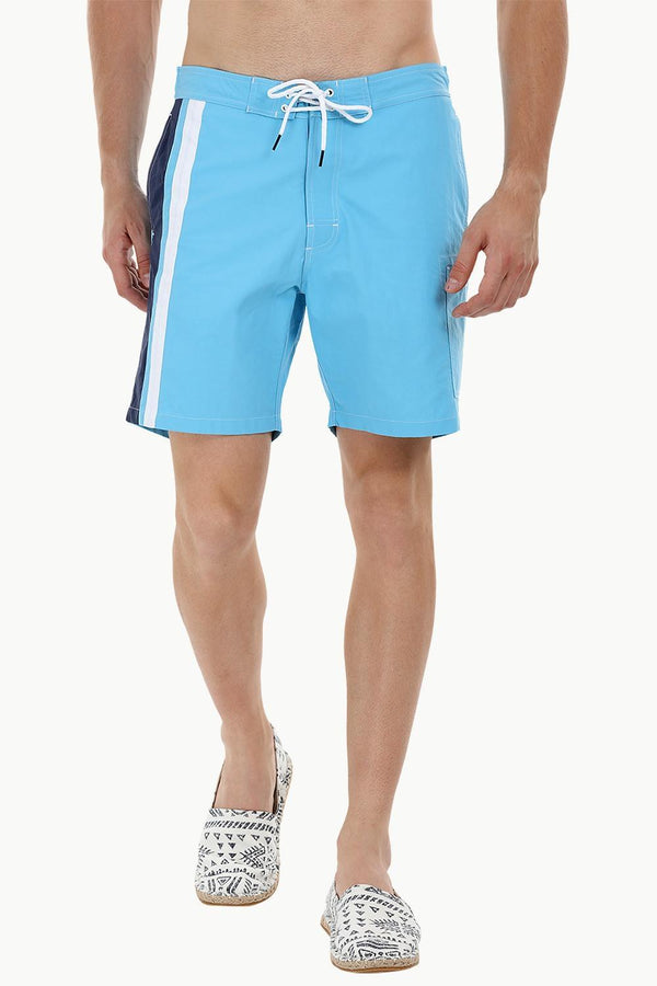 Side Stripe Nylon Swim Shorts