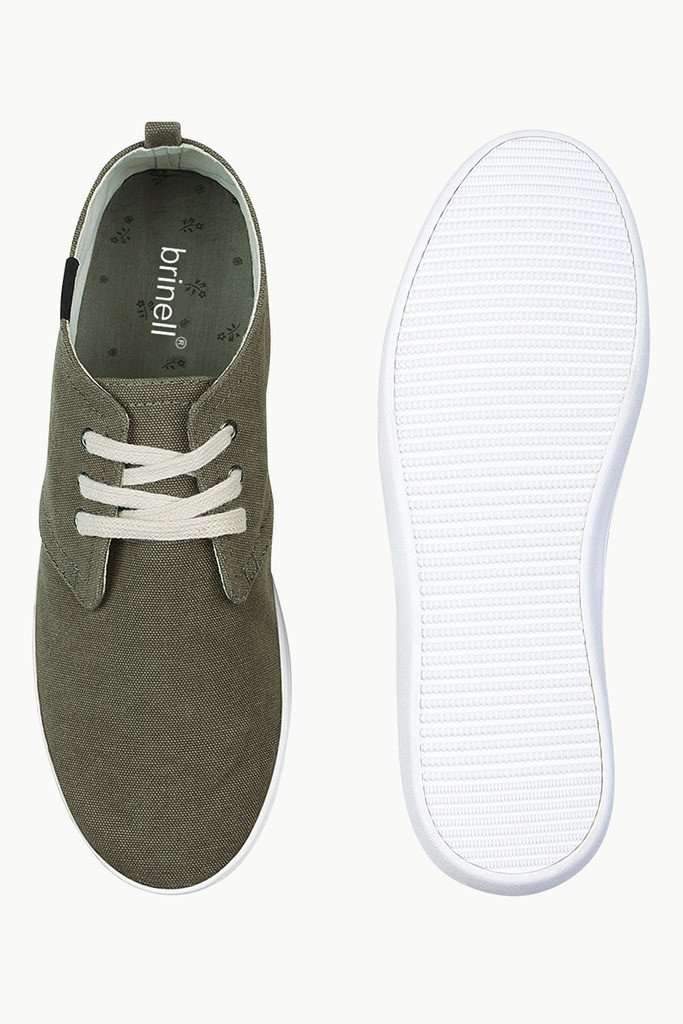 Solid Lace Up Plimsolls