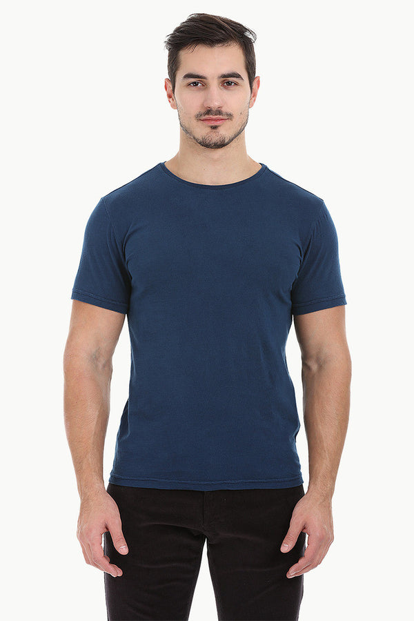 Solid Garment Dyed Slub Short Sleeve Tee