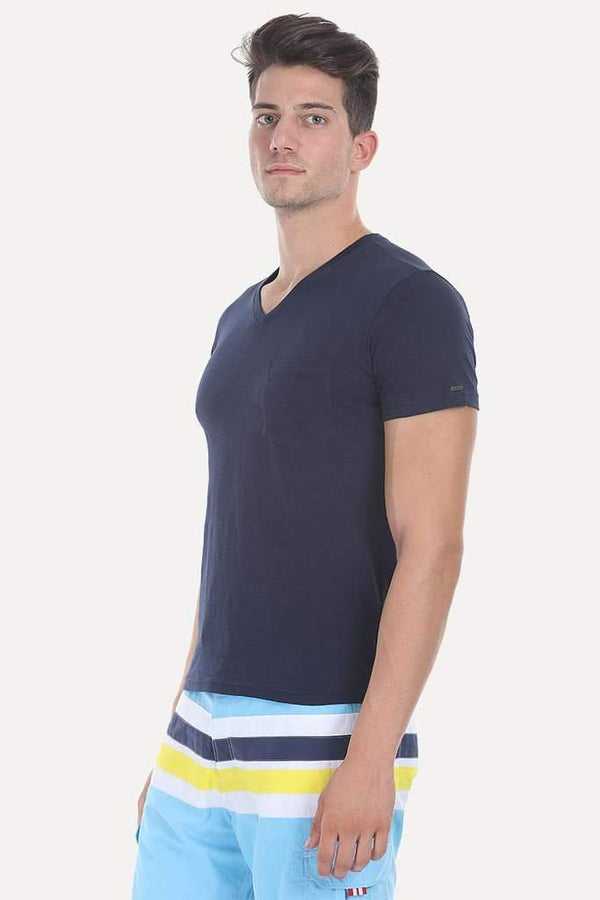 Solid Heather V Neck Super Soft T-Shirt