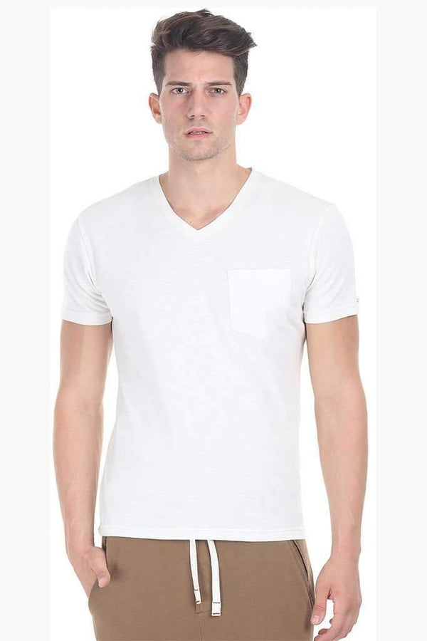 Solid Heather V Neck Super Soft T-Shirt