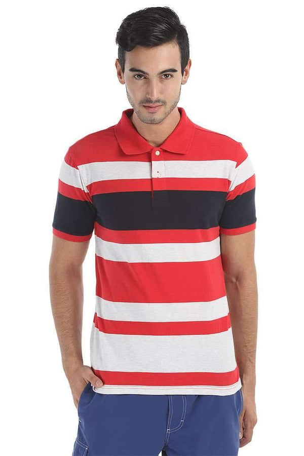 Stark Contrast Short Sleeve Polo