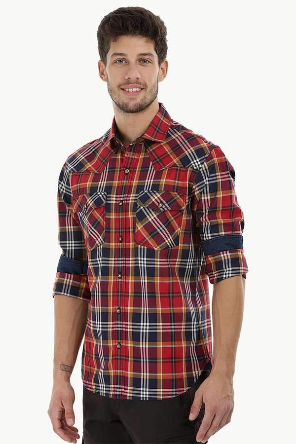 Statement Checks Cotton Shirt