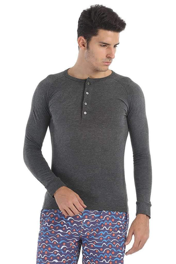 Super Soft Cotton Knit Full Sleeve Henley