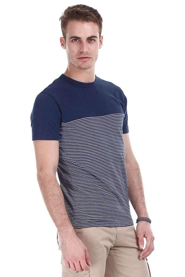 Super Combed Bretton Stripe Knit Crew Tee