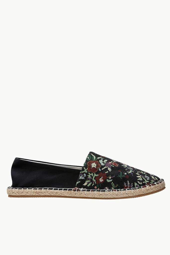 Bold Printed Slip On Espadrilles