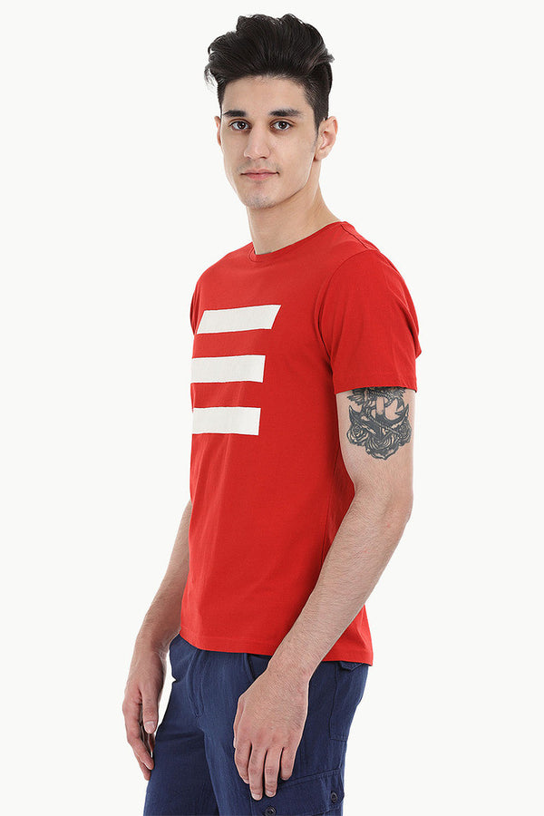 Triple Lined Short Sleeve Crew