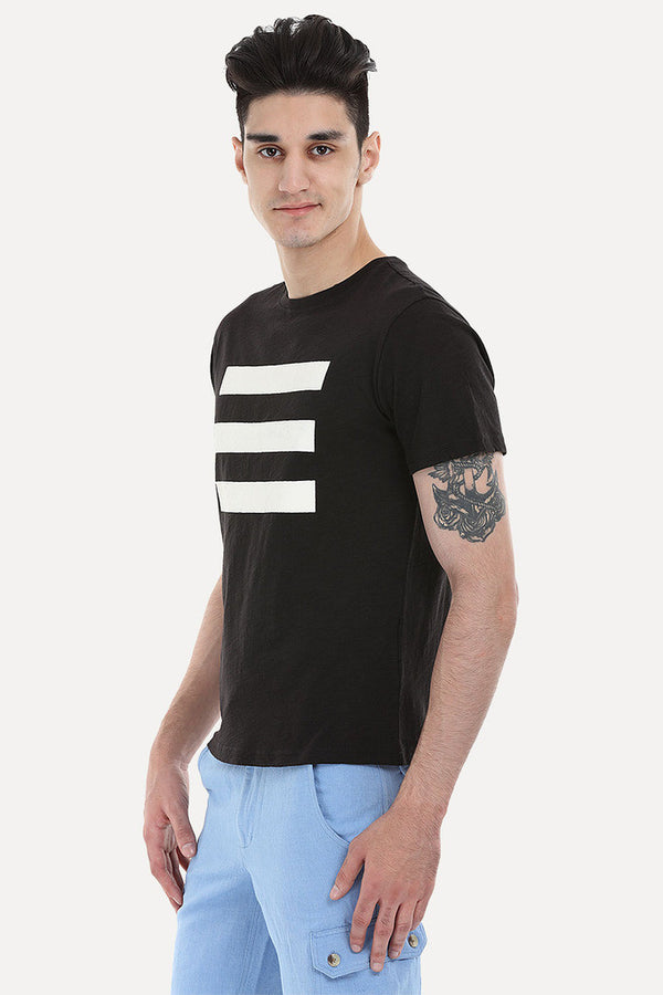 Triple Lined Short Sleeve Crew