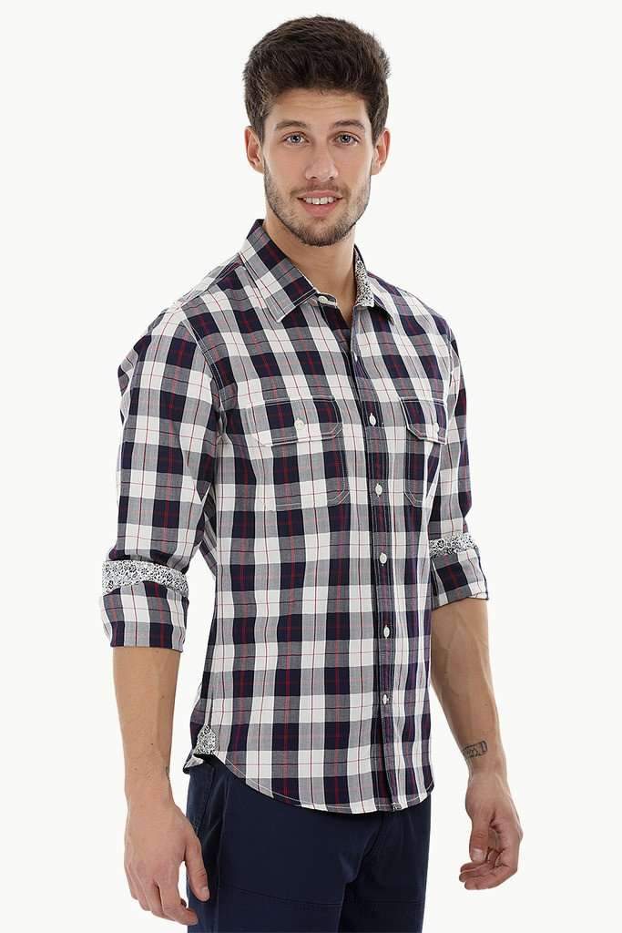 Versatile Check Cotton Shirt