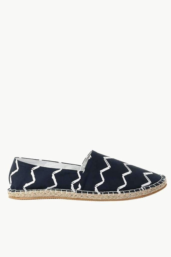 Wave Print Summer Espadrilles