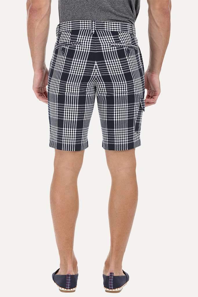 Yarn Dyed Checked Shorts